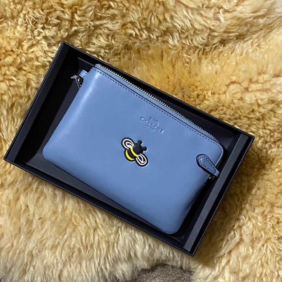 Coach Handbags - ✨Bee Coach Wristlet✨